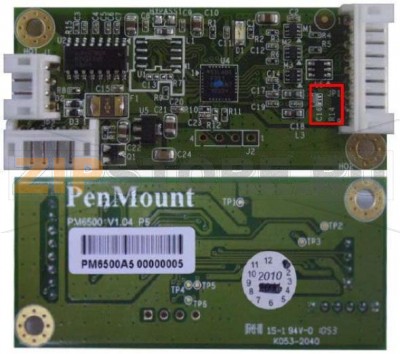 Контроллер AMT PM6500A-5 (5-ти проводный сенсорной панели) Плата контроллера сенсорного экрана PM6500A-5 AMT (панели, стекла, тачскрина, digitizer, touch screen) RS232 и USB-интерфейсы. Совместима с экранами 2527A.