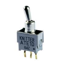 Тумблер 48 В DC/AC, 0.05 А, 2 x вкл/вкл, 1 шт Knitter-Switch ATE 2D
