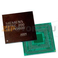 PROFINET IO ASIC, Микросхема ERTEC 200 (бессвинцовая), 10/100 мбит/с Industrial Ethernet, ASIC с процессором ARM 946, 2-портовый коммутатор, встроенный PHY, 1050 штук, T & R Siemens 6GK1182-0BB01-0AA4