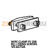 Wire clamp FV 268 RO + fixing screws Unox XV 893