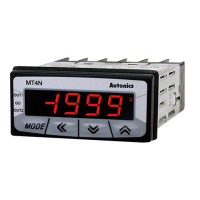 Мультиметр цифровой 110-220 В/AC, панельный, компактный Autonics MT4N-AV-4N