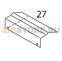 Cutter paper guide D Toshiba TEC B-SX5T-TS22-QM-R