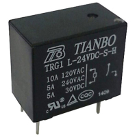 Реле электромагнитное 24 В/DC, 3 А, 1 шт Tianbo TRG1 L-S-H 24VDC