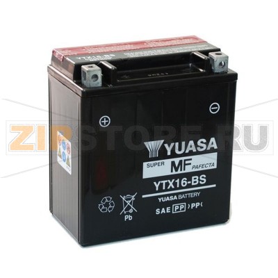 YUASA YTX16-BS Мото аккумулятор Yuasa YTX16-BS Напряжение АКБ: 12VЕмкость АКБ: 13Ah