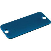 Крышка торцевая, материал: алюминий, синяя, 1 шт Hammond 1455KALBU-10