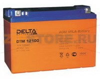 Delta DTM 12100 L Аккумулятор с увеличенным сроком службы Delta DTM 12100 L (характеристики): Напряжение - 12 В; Емкость - 100 Ач; Габариты: 330 мм x 171 мм x 220 мм, Вес: 32 кгТехнология аккумулятора: AGM VRLA Battery