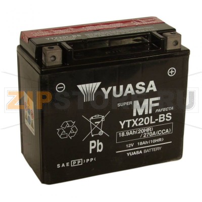 YUASA YTX20L-BS Мото аккумулятор Yuasa YTX20L-BS Напряжение АКБ: 12VЕмкость АКБ: 18Ah