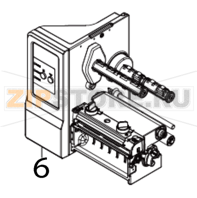 Print engine module (300 dpi) TSC ME340 Print engine module (300 dpi) TSC ME340Запчасть на деталировке под номером: 6