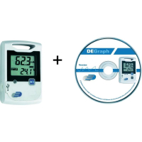 Логгер данных температуры, влажности, от -30 до 60°C Dostmann LOG20 Set