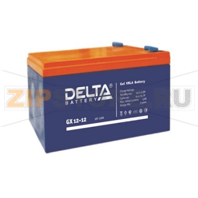 Delta GX 12-12 Гелевый аккумулятор Delta GX 12-12 (характеристики): Напряжение - 12 В; Емкость - 12 Ач; Габариты: 151 мм x 98 мм x 101 мм, Вес: 3,67 кгТехнология аккумулятора: GEL