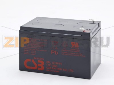 CSB GPL 12120 Гелевые аккумуляторы (АКБ) CSB GPL 12120: Напряжение - 12 В; Емкость - 12 Ач; Габариты: длина 151 мм, ширина 98 мм, высота 94+6 мм, вес: 4,1 кг