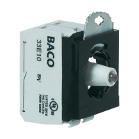 Элемент оптический для сигнальных колонн, белый, 230 В/AC, 1 шт Baco BA333ETTHW