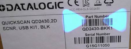 Сканер 2D datalogic quickscan qD2430 WHK1S USB, серый (ЕГАИС). 1 координатор + поддержка. 2. Datalogic BUICCANE DASD 24-2960