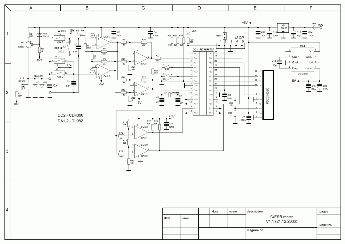 LCF-метр на ATMEGA8 и LCD1602