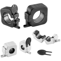 Феррит с зажимом 165 Ом, Ø (макс): 8 мм, Ø: 30 мм, 1 шт Würth Elektronik STAR-RING