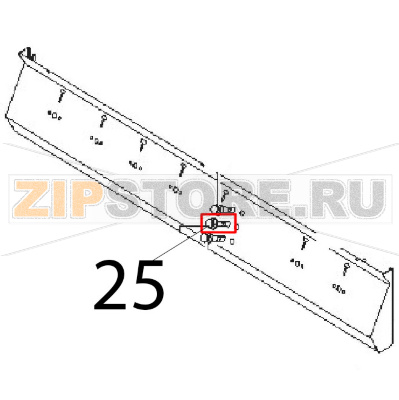 Gr. lampada arancio 400 V Angelo Po 2G1PE2E Gr. lampada arancio 400 V Angelo Po 2G1PE2EЗапчасть на деталировке под номером: 25
