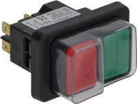 PUSH-BUTTON PANEL O-I GREEN-RED 16A 230V