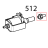 Terminal shank D.8-1/8" Tecnoinox EFB10DSL
