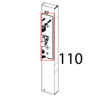 Plate "M" Tecnoinox EFC10M