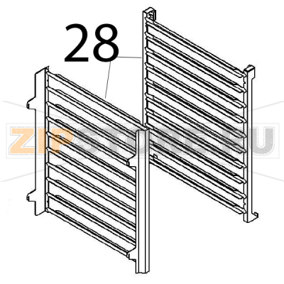Pair of polished tray holders Angelo Po FX101E1 Pair of polished tray holders Angelo Po FX101E1Запчасть на деталировке под номером: 28