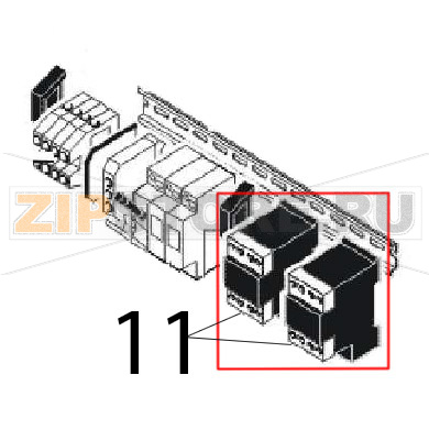 Relay BF09, 230 V, 50/60 Hz, 25(9) A Angelo Po FM1011E2 Relay BF09, 230 V, 50/60 Hz, 25(9) A Angelo Po FM1011E2Запчасть на деталировке под номером: 11