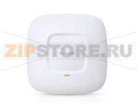 TP-Link EAP115. Беспроводная потолочная точка доступа серии N, скорость до 300 Мбит/с, скорость до 300 Мбит/с на 2,4 ГГц, поддержка стандартов 802.11 b/g/n, поддержка IEEE 802.3af PoE, 1 порт LAN 10/100 Мбит/с, управление через EAP Controller
