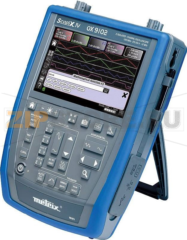 Осциллограф цифровой 100 МГц, 2 канала, 2.5 Гвыб/с, 100 KP, 12 Бит Metrix OX9102 