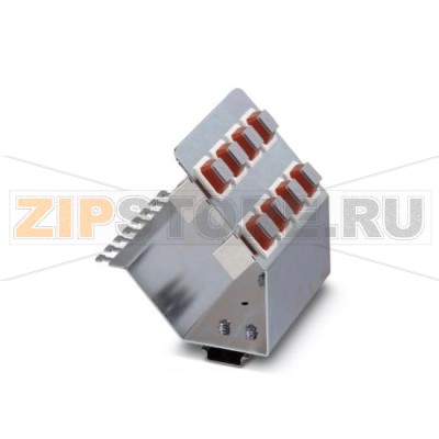 Патч-панель с восемью сетевыми разъемами RJ45 CAT5e Phoenix Contact FL PF SEC 8TX включая защитные элементы Layer1 (уровень 1).Минимальный заказ: 1 шт.Упаковка: 1 шт.