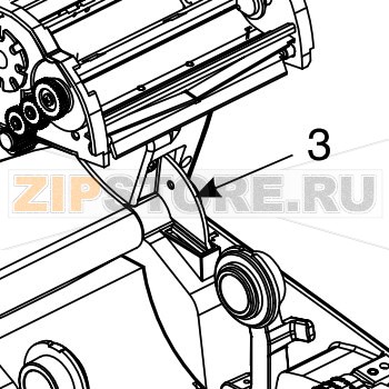 Фиксатор верхней крышки Zebra R 2844-Z Фиксатор верхней крышки для принтера Zebra R 2844-ZЗапчасть на сборочном чертеже под номером: 3Количество запчастей в комплекте: 3Название запчасти Zebra на английском языке: Upper Cover Support 