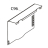 Top left cover Godex EZ-6200 plus