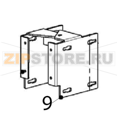 Right plate Escher PM 60-V Right plate Escher PM 60-VЗапчасть на деталировке под номером: 9
