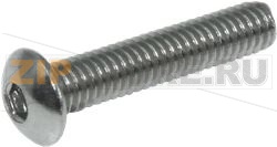 BOMBED HEAD SCREW M4x20 STAINLESS STEEL 