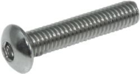 BOMBED HEAD SCREW M4x20 STAINLESS STEEL