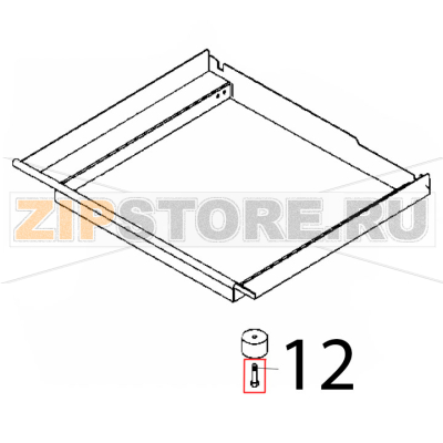 Supports screw Rollmatic CP 42 Supports screw Rollmatic CP 42Запчасть на деталировке под номером: 12