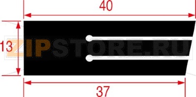 GUARNIZIONE CARRELLO 558x40 mm 