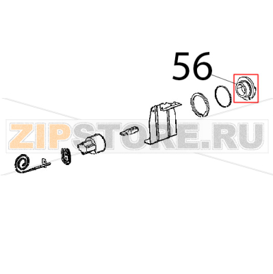 Vetro coprilampada borosilicato temprato Unox XFT 185 Vetro coprilampada borosilicato temprato Unox XFT 185Запчасть на деталировке под номером: 56