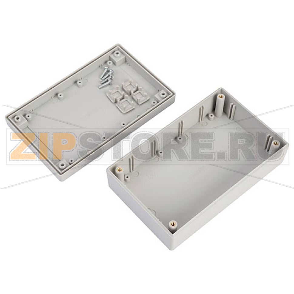 Корпус 145x90x45 мм, пластиковый, серый, 1 шт Axxatronic CRDCG0006-CON 