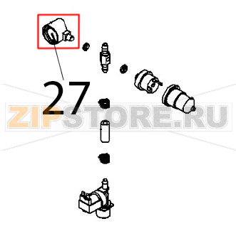 Manomet. 0-4 bar M1/8&quot; Angelo Po FX101G2 Manomet. 0-4 bar M1/8" Angelo Po FX101G2Запчасть на деталировке под номером: 27