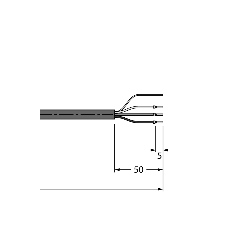 Кабель PUR Turck RKS4T-15/TXL 