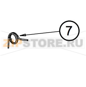 Пружина поднятия термоголовки (задняя) Datamax M-4210 Mark II Пружина поднятия термоголовки (задняя) Datamax M-4210 Mark IIЗапчасть на сборочном чертеже под номером: 7Название запчасти Datamax на английском языке: (10PK) Spring, Head Lift, Rear 