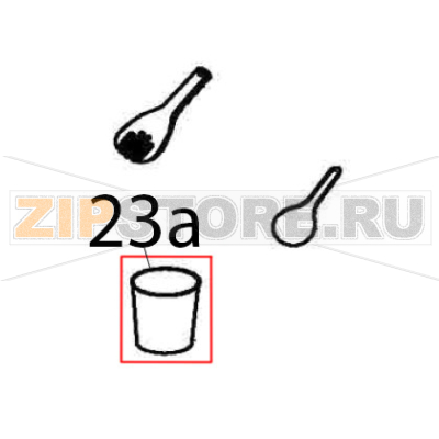 Measuring cup Bartscher CFXB-138-195 Measuring cup Bartscher CFXB-138-195Запчасть на деталировке под номером: 23a
