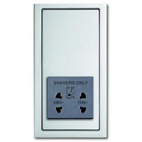 Розетка 220/115 В, 20 ВА, сталь ABB 2CKA002130A0293