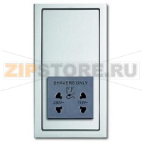 Розетка 220/115 В, 20 ВА, сталь ABB 2CKA002130A0293