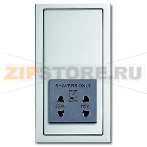 Розетка 220/115 В, 20 ВА, сталь ABB 2CKA002130A0293 