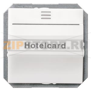 DELTA I-SYSTEM ТИТАНОВО-БЕЛЫЙ ПЕРЕКЛЮЧАТЕЛЬ ДЛЯ ОТЕЛЬНЫХ КАРТ 1CO С ПОДСВЕТКОЙ Siemens 5TG4820 