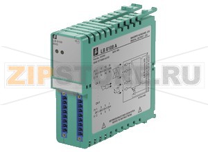 Компонент цифрового выхода Digital Output with Shutdown Input LB6108A Pepperl+Fuchs SlotsOccupied slots2SupplyConnectionbackplane busRated voltage12 V DC , only in connection with the power supplies LB9***Power consumption2.2 WInternal busConnectionbackplane busInterfacemanufacturer-specific bus to standard com unitDigital outputNumber of channels8Suitable field devicesField deviceSolenoid ValveField device [2]audible alarmField device [3]visual alarmConnectionchannel I: 1+, 2- channel II: 3+, 4- channel III: 5+, 6- channel IV: 7+, 8- channel V: 9+, 10- channel VI: 11+, 12- channel VII: 13+, 14- channel VIII: 15+, 16-Current limit8 mAOpen loop voltage20 VLine fault detectioncan be switched on/off for each channel via configuration toolTest current0.33 mAShort-circuit< 300 &OmegaOpen-circuit> 50 k&OmegaResponse time20 ms (depending on bus cycle time)Watchdogwithin 0.5 s the device goes in safe state, e.g. after loss of communicationIndicators/settingsLED indicatorLED green: supply LED red: line fault , communication error red flashingDirective conformityElectromagnetic compatibilityDirective 2014/30/EUEN 61326-1ConformityElectromagnetic compatibilityNE 21Degree of protectionIEC 60529Ambient conditionsAmbient temperature-20 ... 60 °C (-4 ... 140 °F)Storage temperature-25 ... 85 °C (-13 ... 185 °F)Shock resistanceshock type I, shock duration 11 ms, shock amplitude 15 g, number of shocks 18Vibration resistancefrequency range 10 ... 150 Hz transition frequency: 57.56 Hz, amplitude/acceleration &plusmn 0.075 mm/1 g 10 cyclesfrequency range 5 ... 100 Hz transition frequency: 13.2 Hz amplitude/acceleration &plusmn 1 mm/0.7 g 90 minutes at each resonanceDamaging gasdesigned for operation in environmental conditions acc. to ISA-S71.04-1985, severity level G3Mechanical specificationsDegree of protectionIP20 when mounted on backplaneConnectionremovable front connector with screw flange (accessory)wiring connection via spring terminals (0.14&nbsp...&nbsp1.5&nbspmm2) or screw terminals (0.08&nbsp...&nbsp1.5&nbspmm2)Massapprox. 160 gDimensions32.5 x 100 x 102 mm (1.28 x 3.9 x 4 inch)Data for application in connection with hazardous areasEU-Type Examination CertificatePTB 03 ATEX 2042Marking II (2) G [Ex ib] IIC  II (2) D [Ex ib] IIICOutputVoltage28 VCurrent13.5 mAPower376 mW (characteristic curve rectangular type)CertificatePF 08 CERT 1234 XMarking II 3 G Ex nA IIC T4 GcGalvanic isolationOutput/power supply, internal bussafe electrical isolation acc. to EN 60079-11, voltage peak value 375 VDirective conformityDirective 2014/34/EUEN 60079-0:2009 EN 60079-11:2007 EN 60079-15:2010 EN 61241-11:2006International approvalsATEX approvalPF 08 CERT 1234 X PTB 03 ATEX 2042IECEx approvalBVS 09.0037XApproved forEx nA [ib Gb] IIC T4 Gc [Ex ib Db] IIICEAC approvalRussia: RU C-IT.MIII06.B.00129Marine approvalLloyd Register15/20021American Bureau of ShippingT1450280/UNBureau Veritas Marine22449/B0 BV