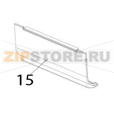 Front bezel, standard Zebra ZD421 Direct Thermal Front bezel, standard Zebra ZD421 Direct ThermalЗапчасть на деталировке под номером: 15