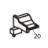Label guide, left Godex EZ-1305