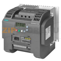 SINAMICS V20 3AC380-480В -10/+10% 47-63Гц НОМИНАЛЬНАЯ МОЩНОСТЬ  5,5 кВт ПЕРЕГРУЗКА 150 %НОМИНАЛЬНОГО ТОКА НА 60 С, СО ВСТРОЕННЫМ ФИЛЬТРОМ С3 ВХ/ВЫХ : 4DI, 2DO,2AI, 1AO ИНТЕРФЕЙС: USS/MODBUS RTU ВСТРОЕННАЯ ПАНЕЛЬ BOP ЗАЩИТА: IP20/ UL  ТИПОРАЗМЕР:FSC 184X18