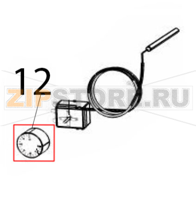 Manopola termostato 0/90 Silanos NE1300 Manopola termostato 0/90 Silanos NE1300Запчасть на деталировке под номером: 12